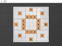 Screen shot of Number-in' Places (number place / sudoku puzzle authoring application for Universal Windows Platform)